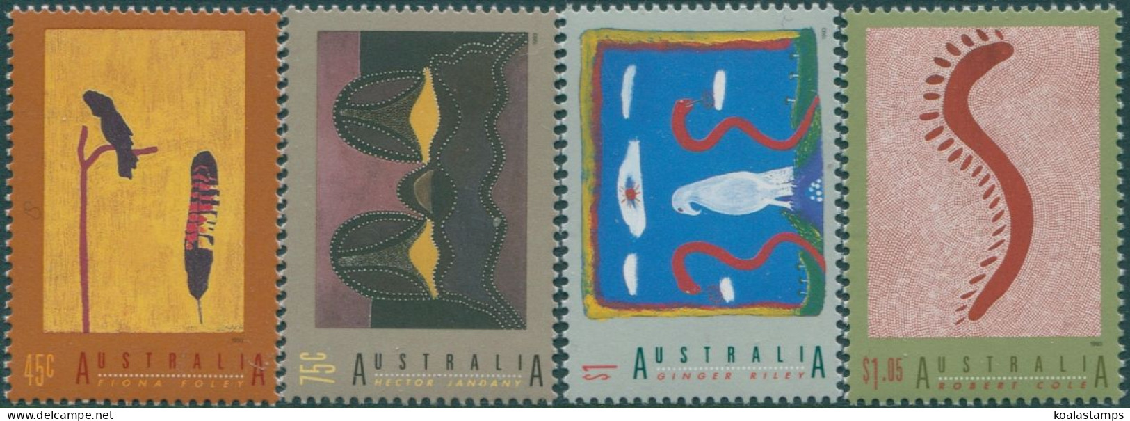 Australia 1993 SG1417-1420 Aboriginal Art Set MNH - Altri & Non Classificati