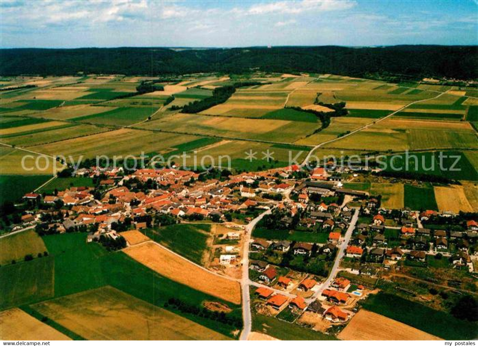 72900248 St Bernhard-Frauenhofen Fliegeraufnahme Kaufhaus Tabad-Trafik Aloisia P - Autres & Non Classés