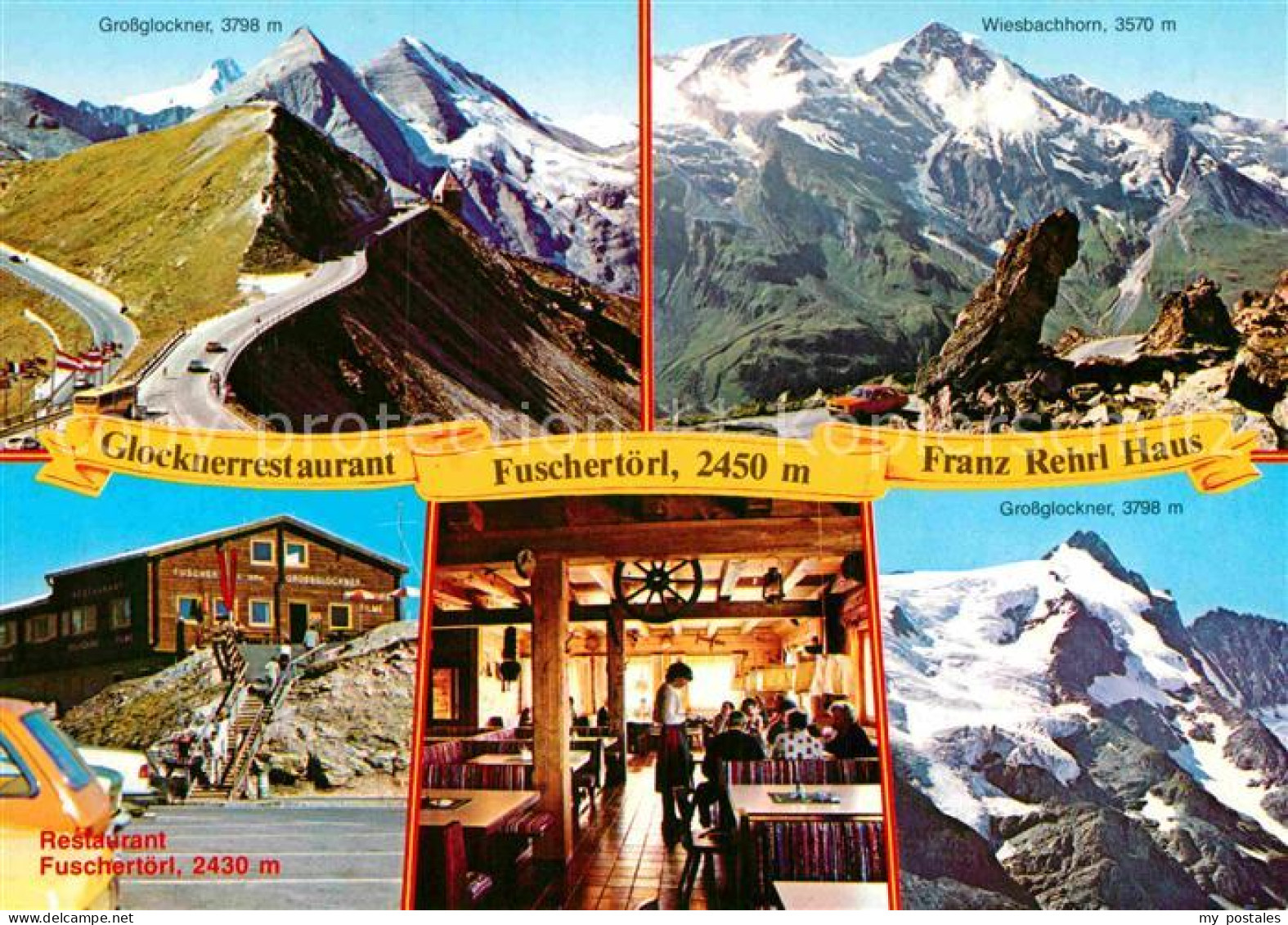 72900237 Fusch Grossglocknerstrasse Panoramablick Fuschertoerl Glocknerrestauran - Altri & Non Classificati