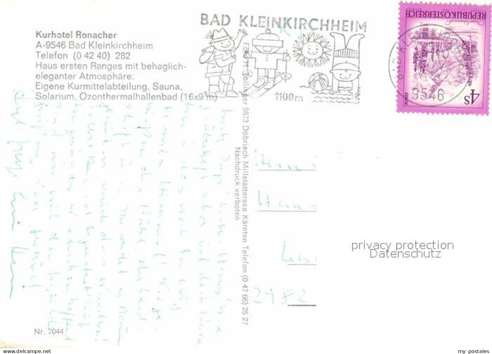 72900146 Bad Kleinkirchheim Kaernten Kurhotel Ronacher Kleinkirchheim - Sonstige & Ohne Zuordnung