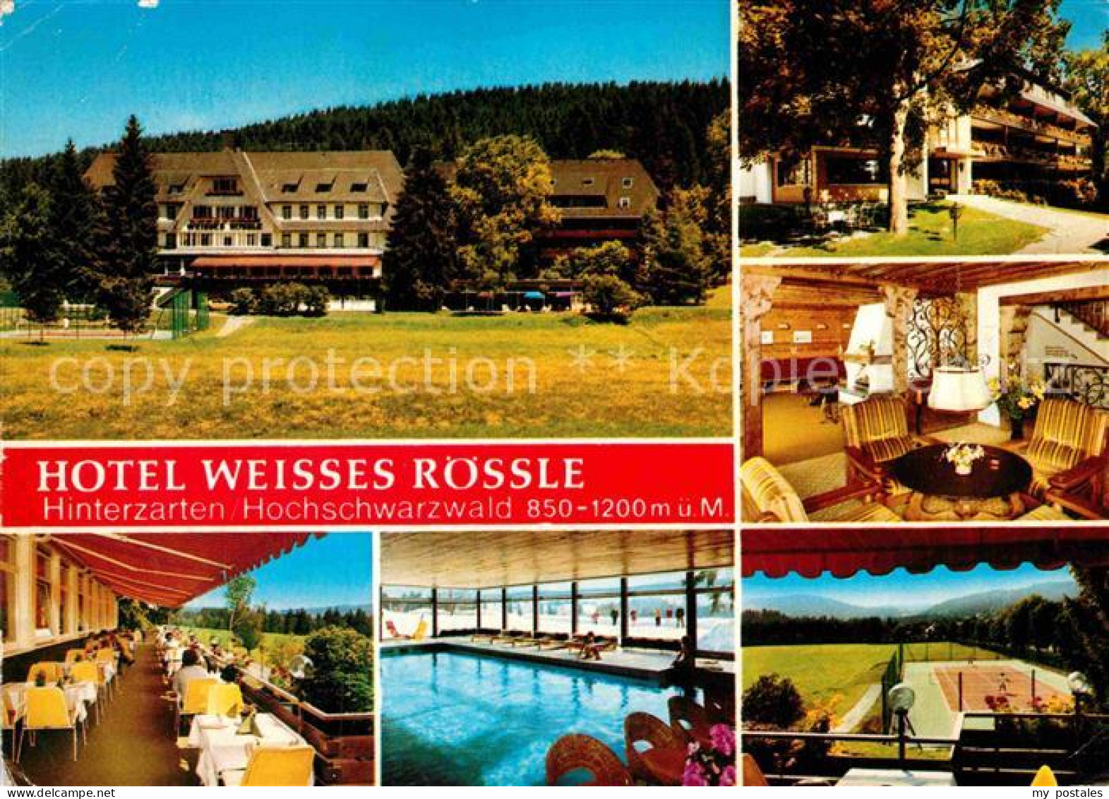 72900091 Hinterzarten Hotel Weisses Roessle Tennisplatz Hallenbad Terrasse Kamin - Hinterzarten