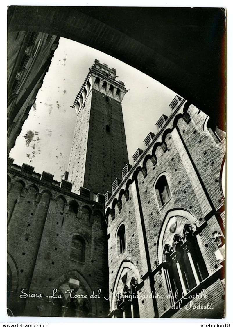 SIENA - La Torre Del Mangia - Siena