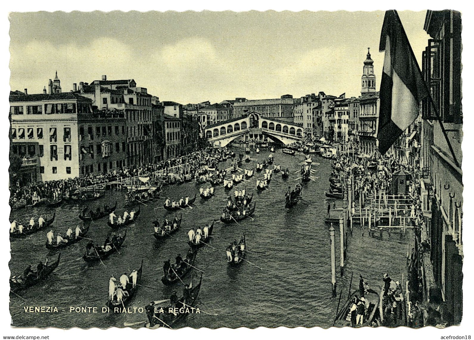Venezia - Ponte Di Rialto - La Regata - Venezia (Venedig)