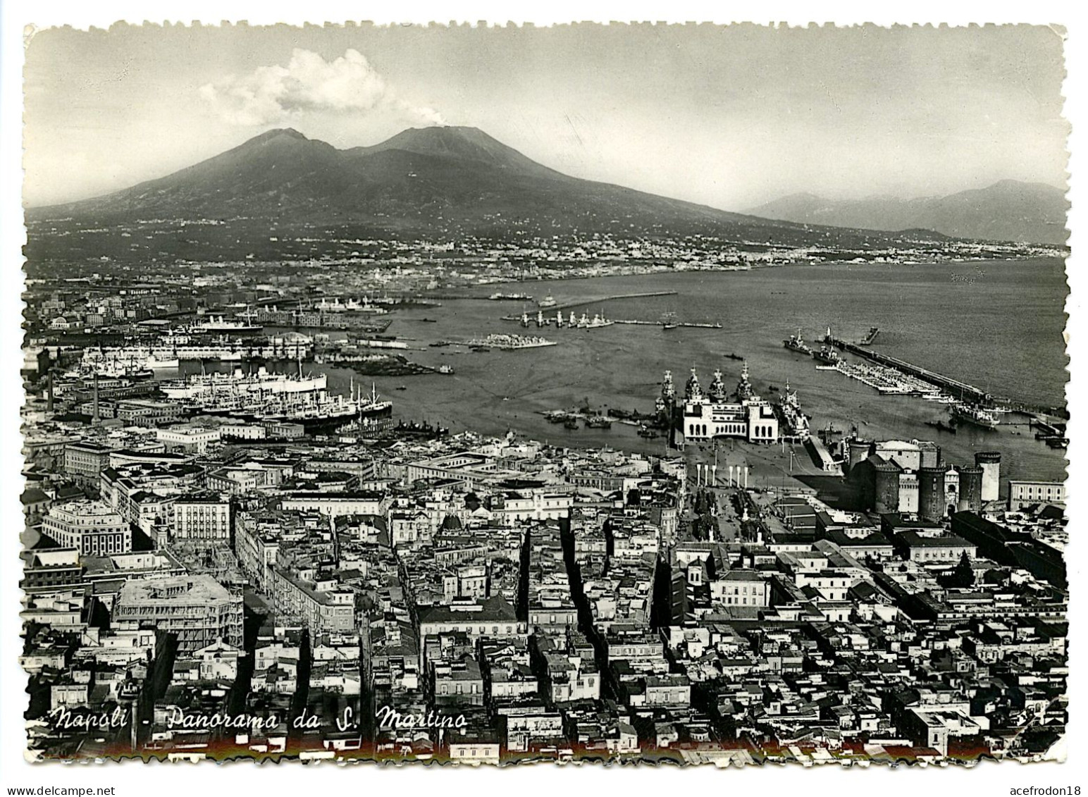 Napoli - Panorama Da S. Martino - Napoli
