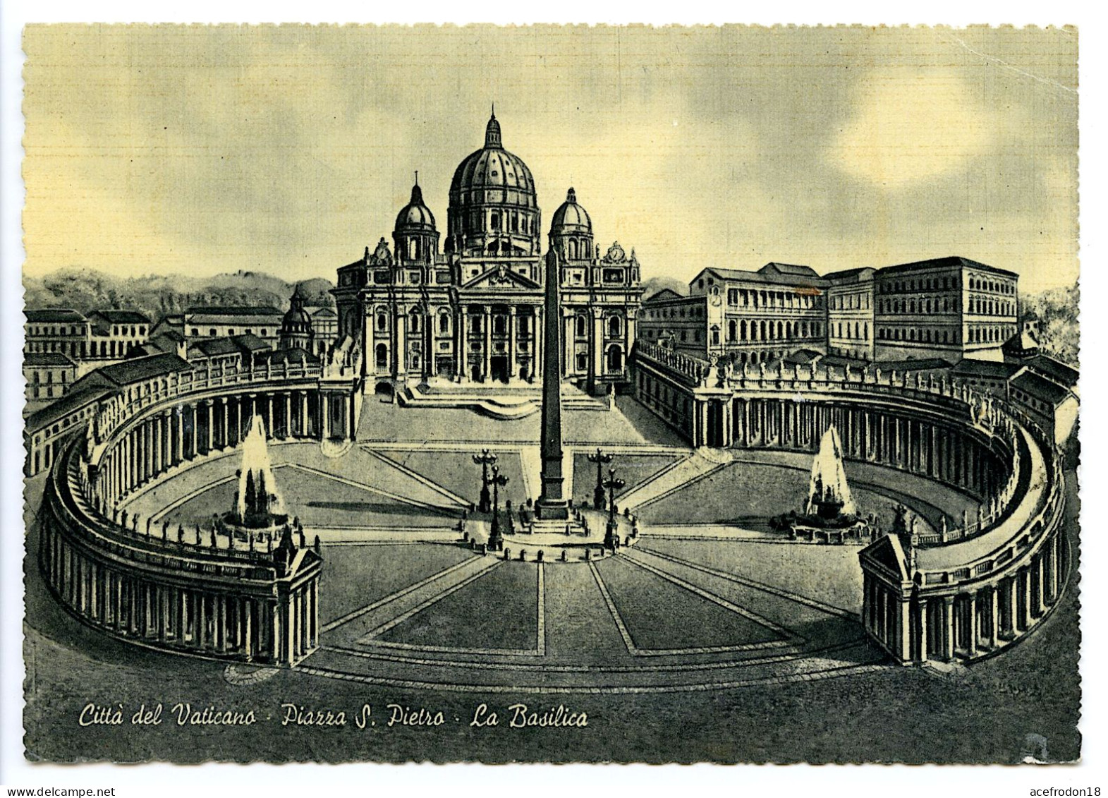 Citta Del Vaticano - Piazza S. Pietro - La Basilica - Vatikanstadt