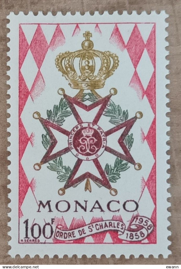 Monaco - YT N°490 - Ordre De Saint Charles - 1958 - Neuf - Ongebruikt