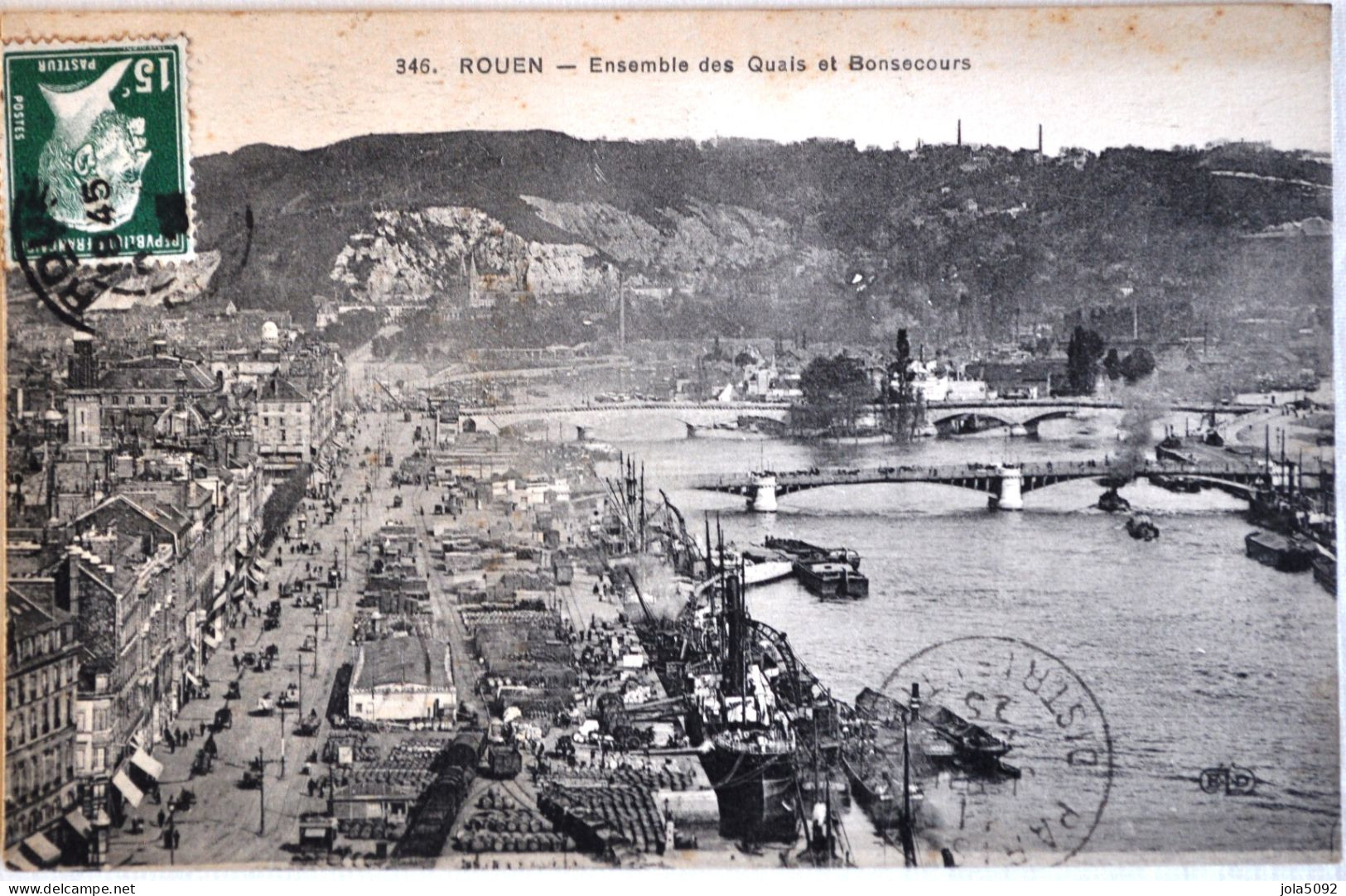 76 - ROUEN - Ensemble Des Quais Et Bonsecours - Rouen