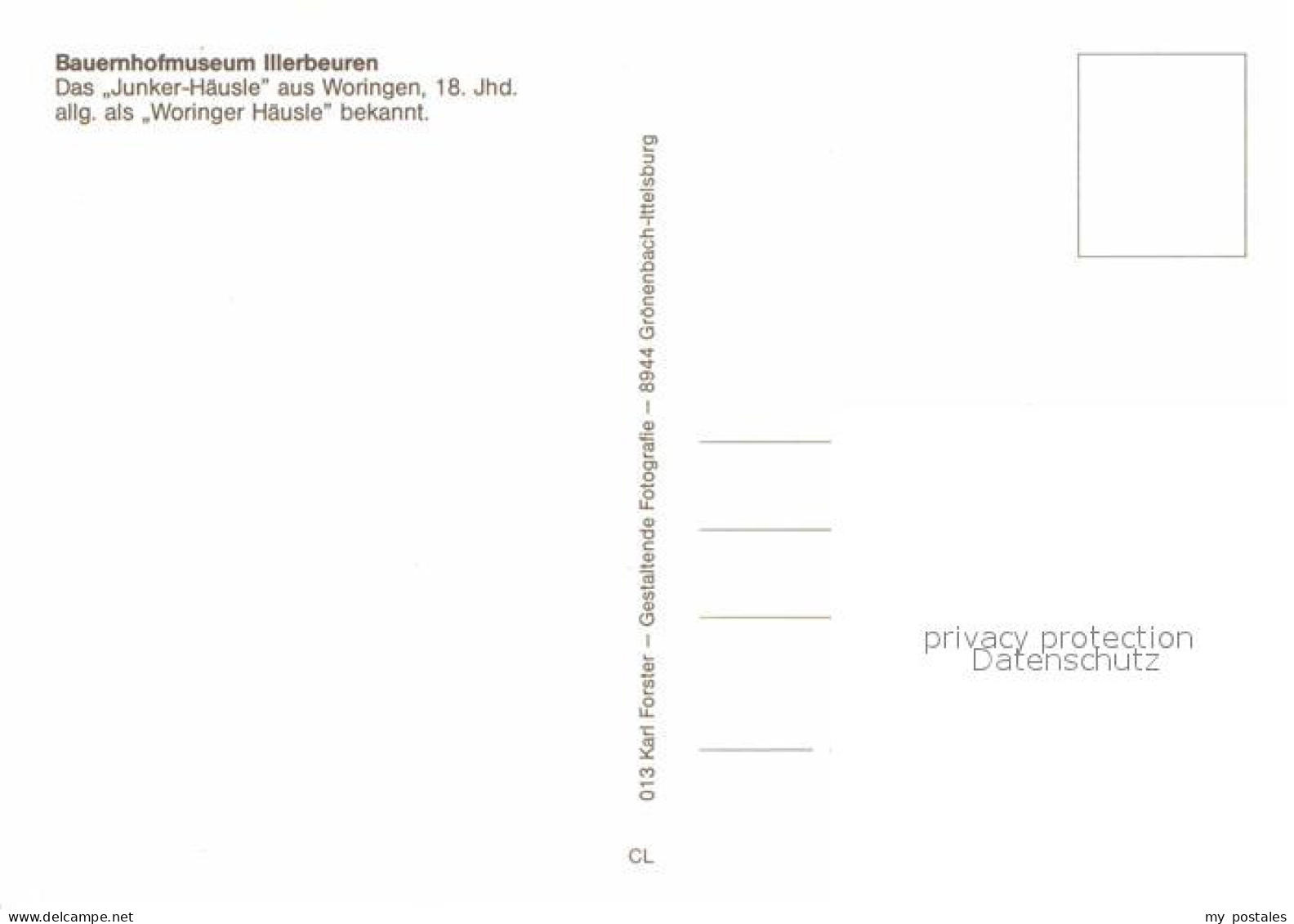 72899943 Illerbeuren Junker-Haeusle Woringen Illerbeuren - Andere & Zonder Classificatie