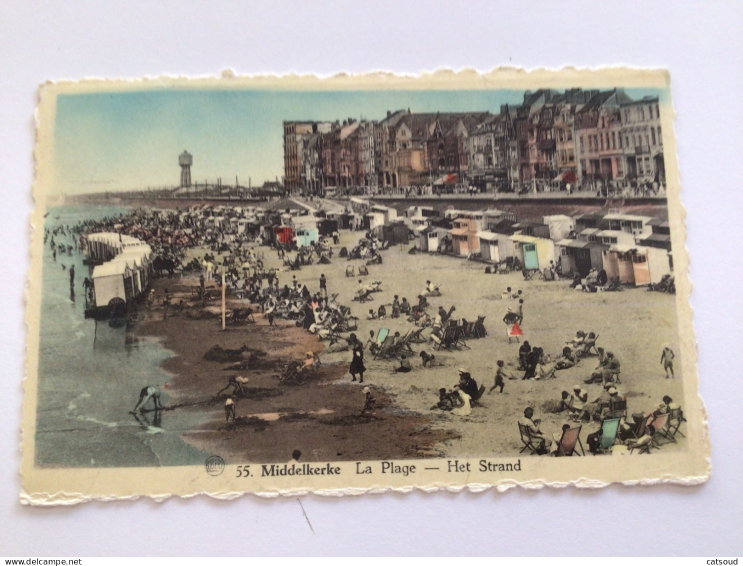 Carte Postale Ancienne (1961) Middelkerke La Plage - Het Strand - Middelkerke