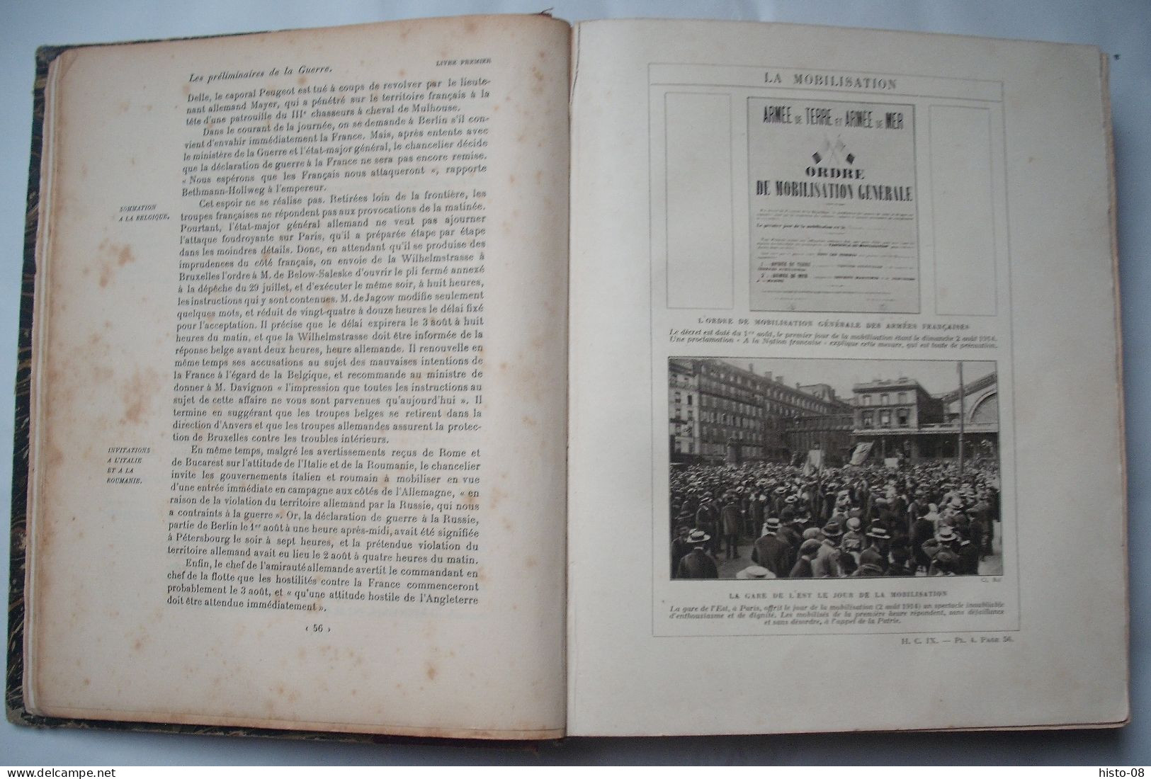 WW I : 1914 - 1918 : LA GRANDE GUERRE : HISTOIRE De FRANCE CONTEMPORAINE . E. LAVISSE .. HACHETTE . - War 1914-18