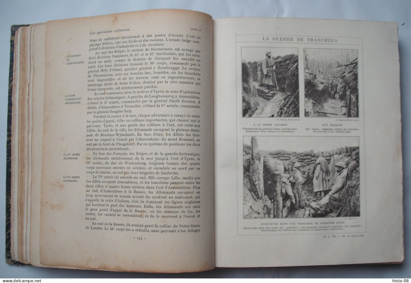 WW I : 1914 - 1918 : LA GRANDE GUERRE : HISTOIRE de FRANCE CONTEMPORAINE . E. LAVISSE .. HACHETTE .