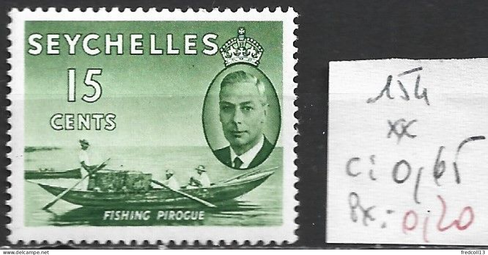 SEYCHELLES 154 ** Côte 0.65 € - Seychelles (...-1976)