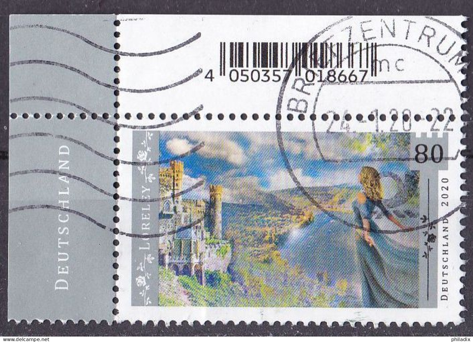 BRD 2020 Mi. Nr. 3567 O/used Eckrand Vollstempel (BRD1-6) - Gebraucht