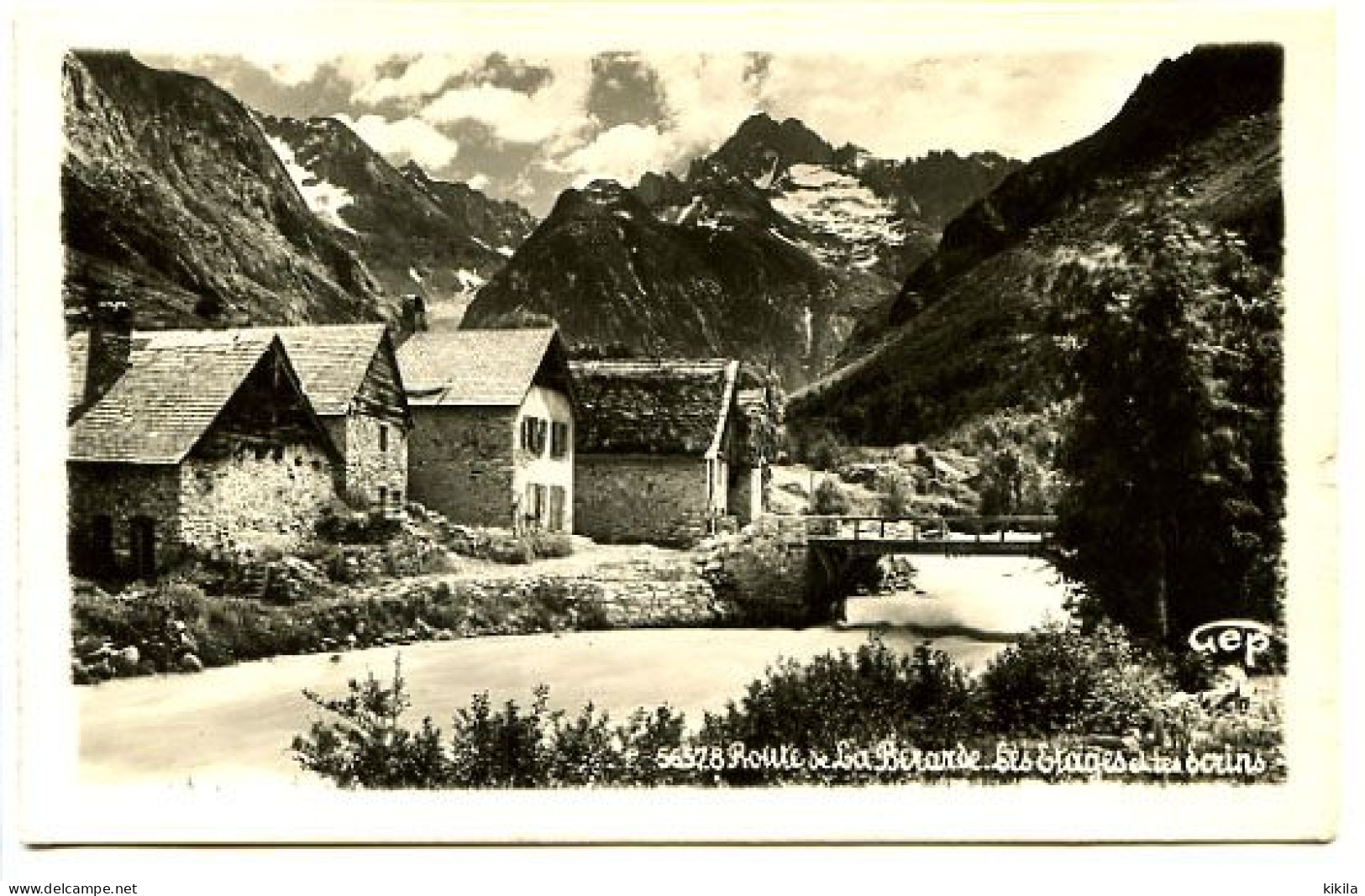 CPSM GEP  9 X 14 Isère Route De LA BERARDE  Les Etages Et Les Ecrins - Andere & Zonder Classificatie