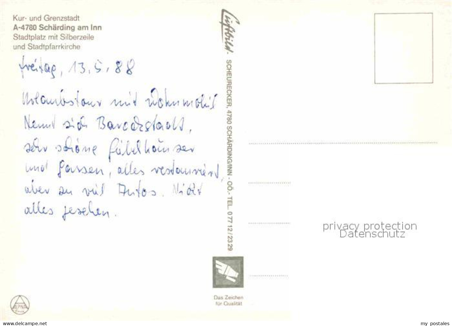 72899429 Schaerding Stadtplatz Silberzeile Stadtpfarrkirche Schaerding - Altri & Non Classificati