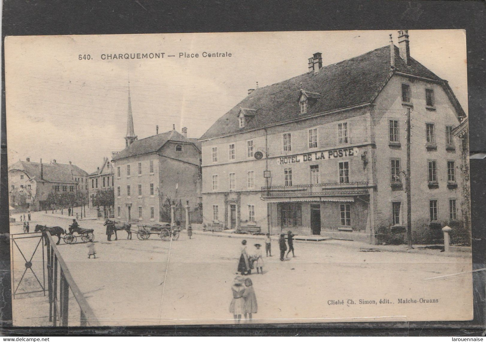 25 - CHARQUEMONT - Place Centrale - Andere & Zonder Classificatie