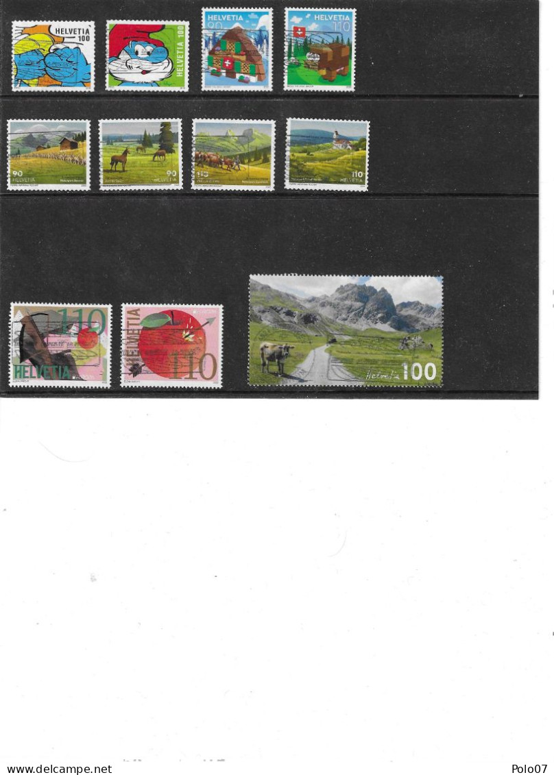 Lot De Timbres Suisses - Sonstige & Ohne Zuordnung