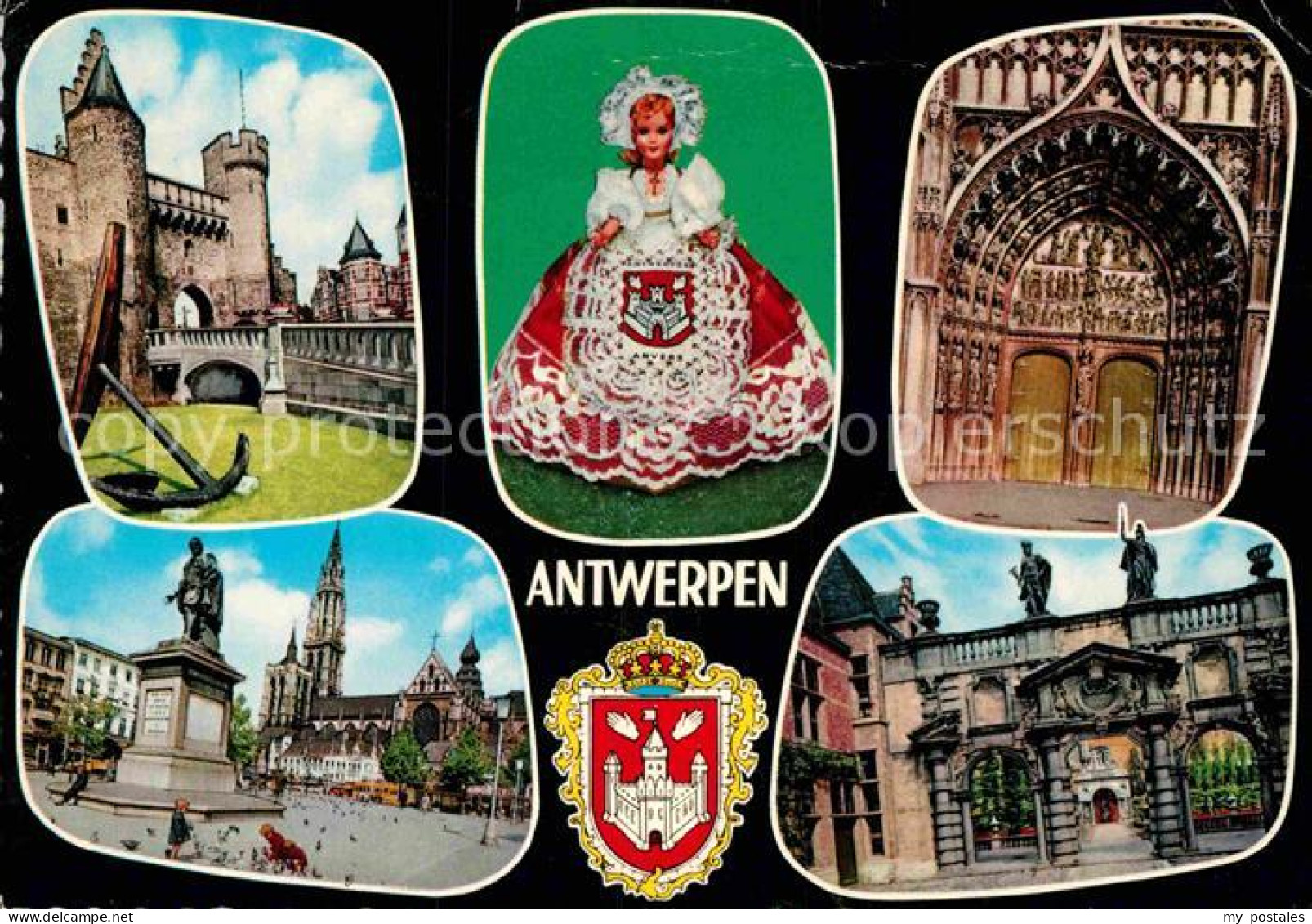 72899342 Antwerpen Anvers Schloss Denkmal Kirche Tracht  - Antwerpen