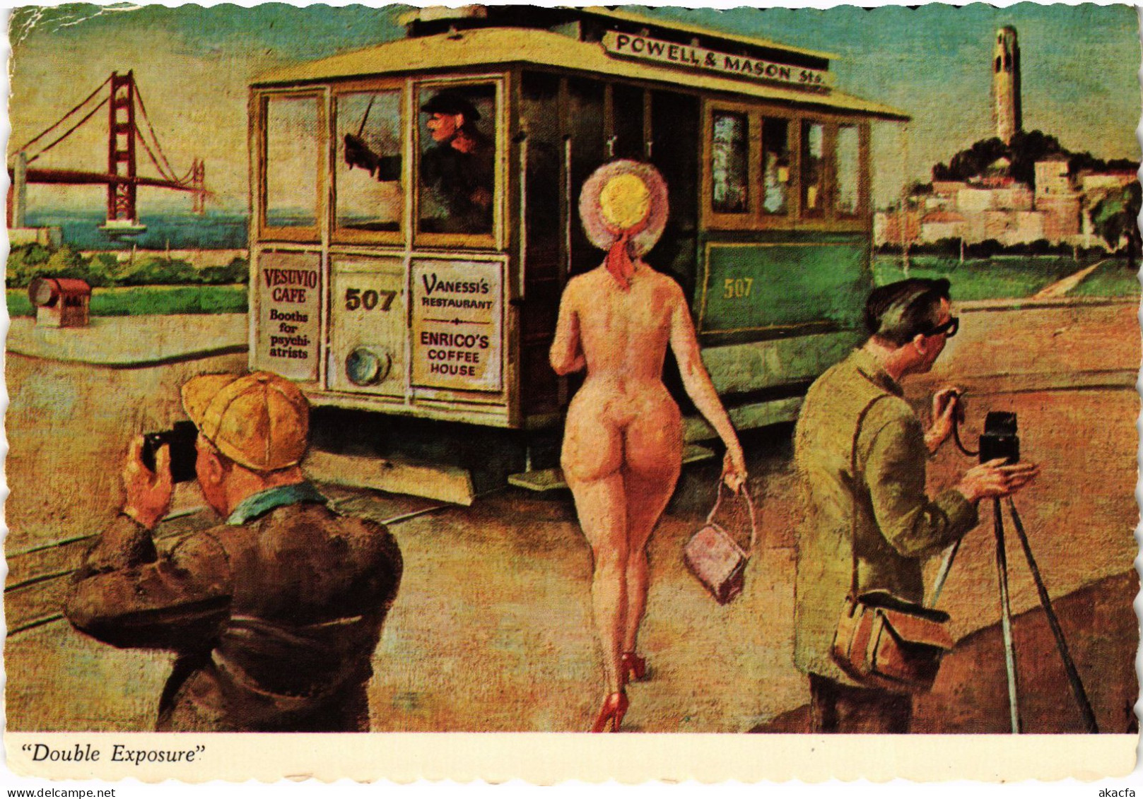 CPM AK Nude Woman With A Tram PIN UP RISQUE NUDES (1410544) - Pin-Ups