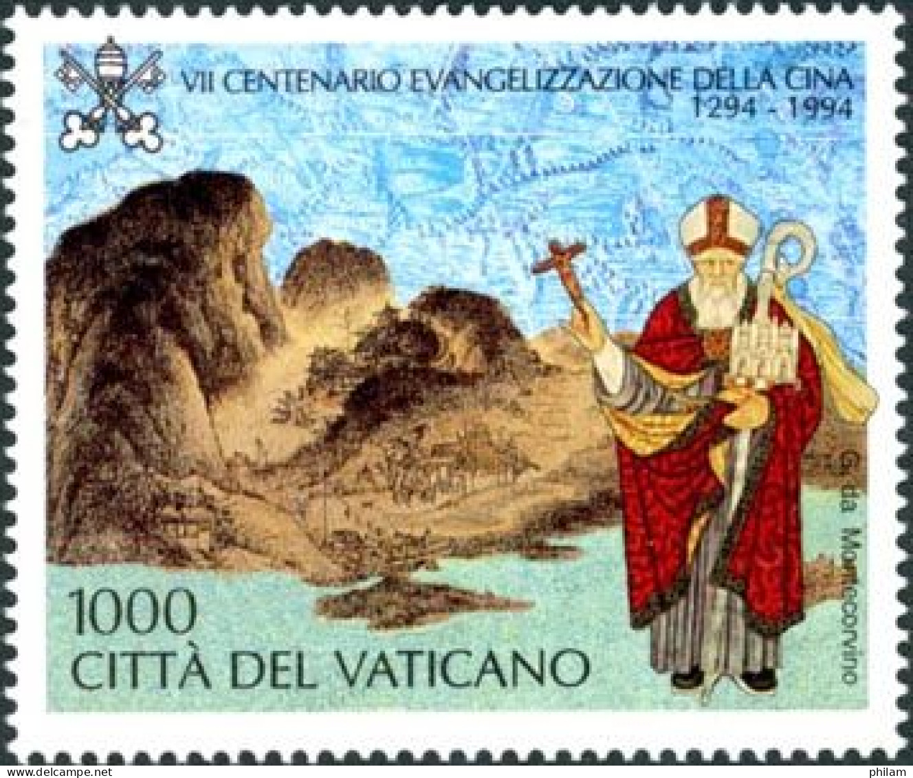 VATICAN 1994 - Evangélisation De La Chine - 1 V. - Nuevos