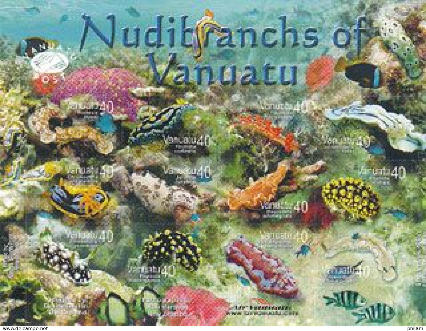 VANUATU 2008 -  Mollusques Marins - 12 V. - Vanuatu (1980-...)