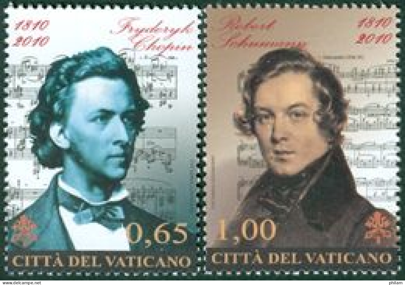VATICAN 2010 - Frédéric Chopin/Robert Schumann - 2 V. - Nuevos