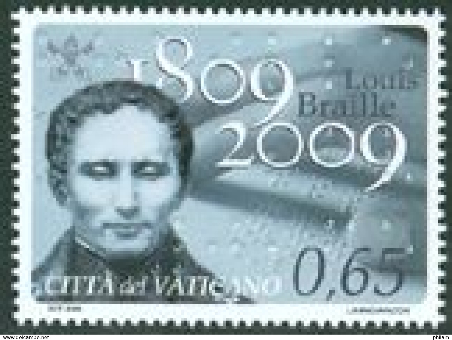 VATICAN 2009 -  Bicentenaire De Louis Braille - 1 V. - Ongebruikt