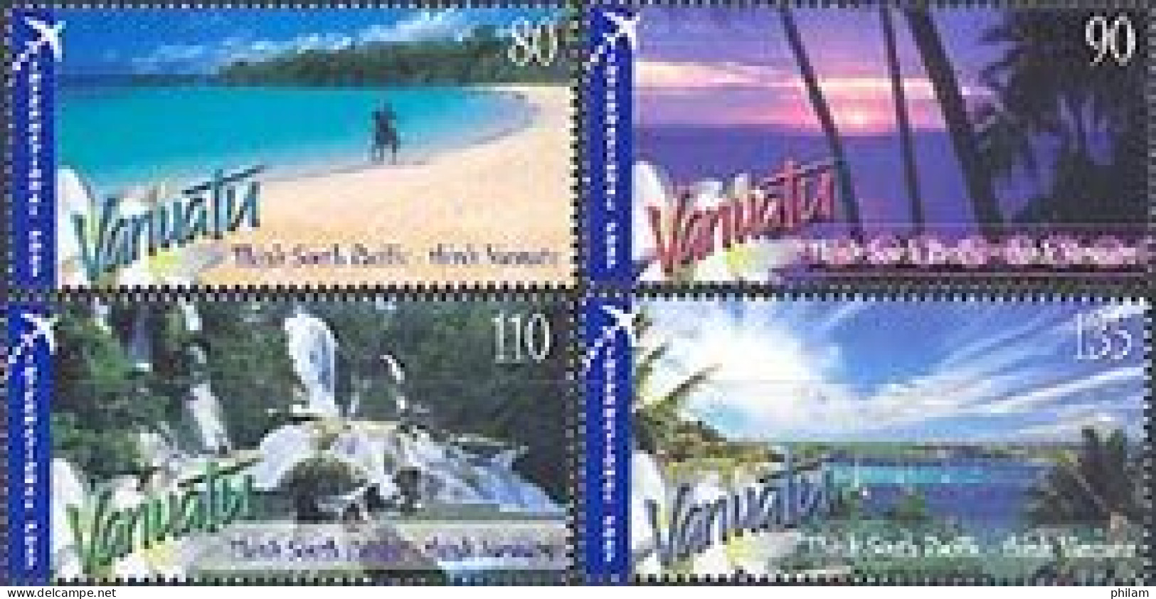 VANUATU 2005 - Merveilles De La Nature - 4 V.  (par Avion) - Vanuatu (1980-...)