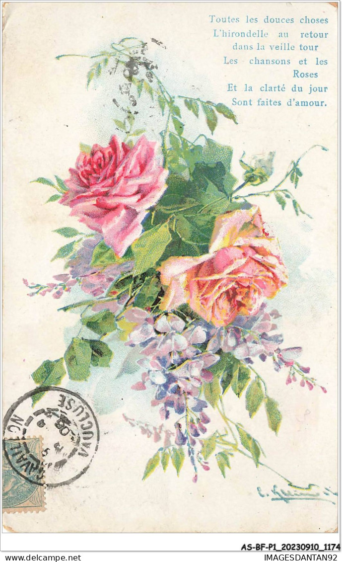 AS#BFP1-0588 - ILLUSTRATEUR C. Klein - Roses Et Fleurs - Klein, Catharina