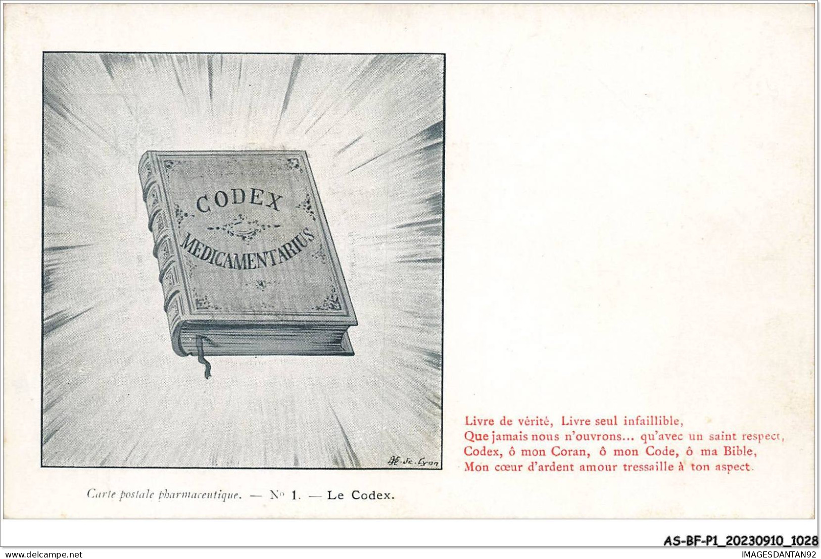 AS#BFP1-0515 - SANTE - PHARMACIE - Le Codex - Salud