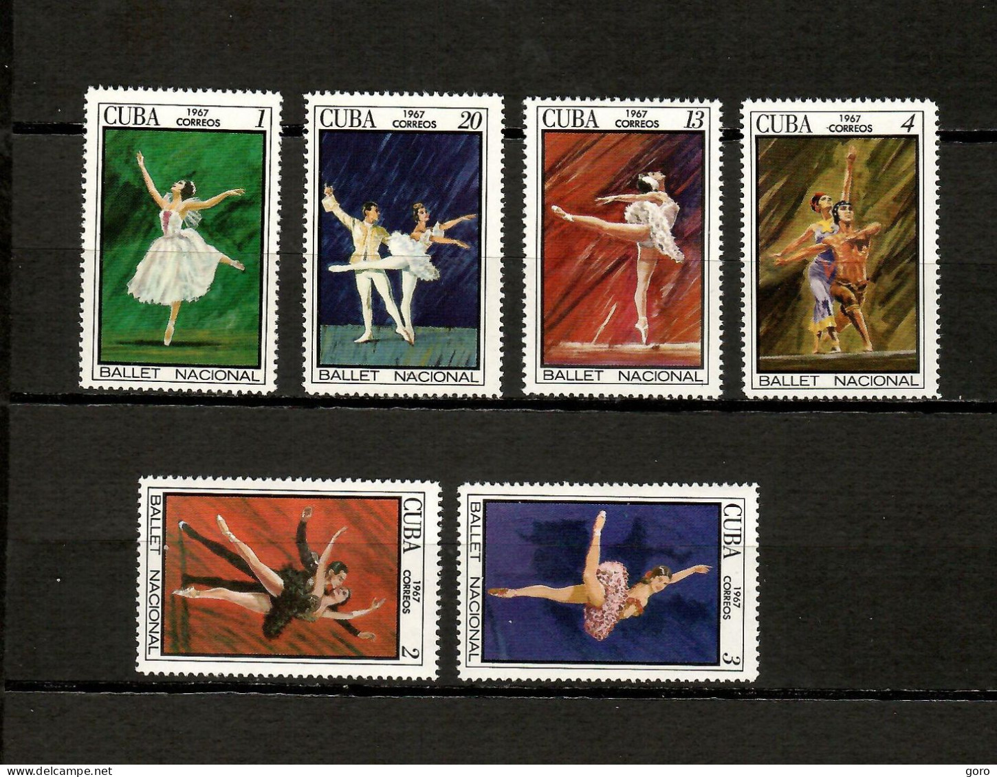 Cuba  1967  .-   Y&T  Nº   1116/1121       ** - Unused Stamps