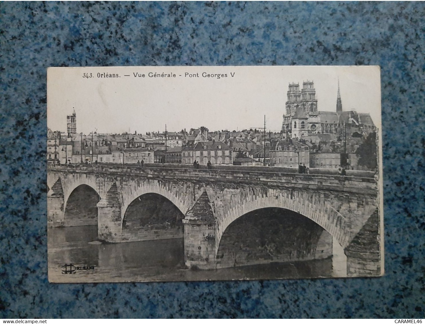 CPA  - 343  -  ORLEANS  -  VUE GENERALE  - PONT GEORGES V - Orleans