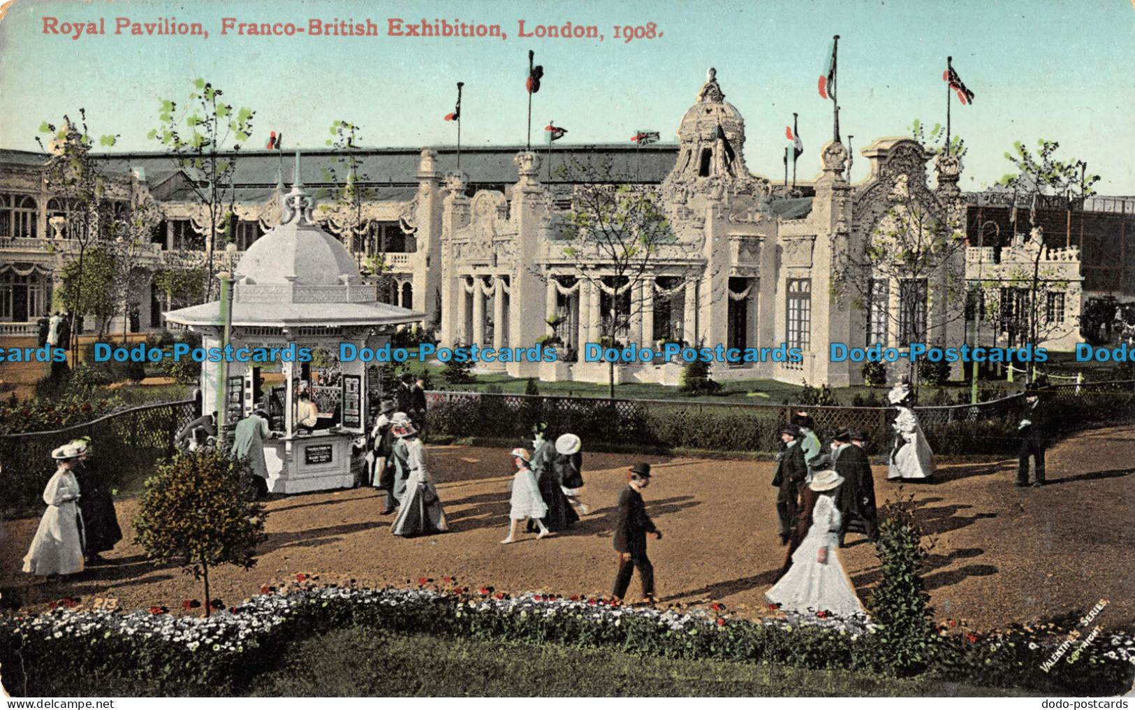 R095693 Royal Pavilion. Franco British Exhibition. London. 1908. Valentine - Sonstige & Ohne Zuordnung