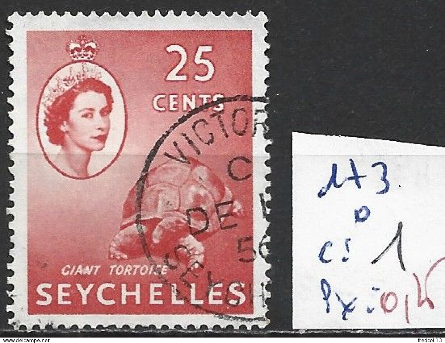 SEYCHELLES 173 Oblitéré Côte 1 € - Seychelles (...-1976)