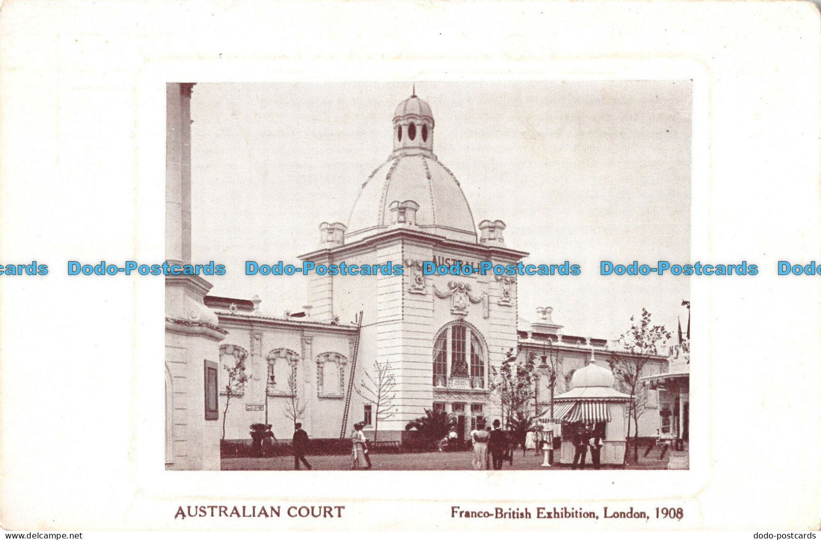 R095723 Australian Court. Franco British Exhibition. London. 1908. Bonnett And S - Sonstige & Ohne Zuordnung