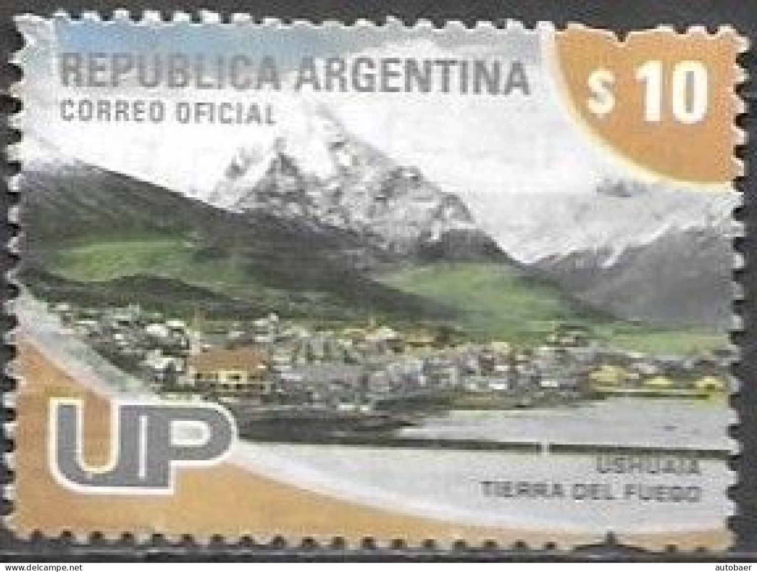 Argentina 2008 Definitives U.P. UP Tourism Ushuaia Mi. 3230A Used Cancelled Gestempelt Oblitéré - Oblitérés