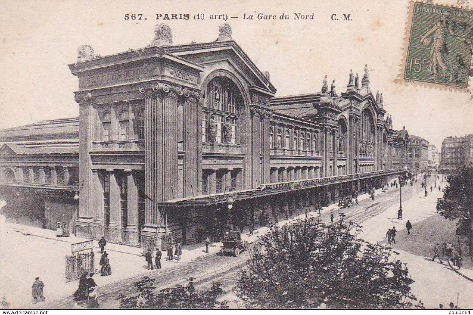 La Gare Du Nord : Vue Extérieure - Métro Parisien, Gares