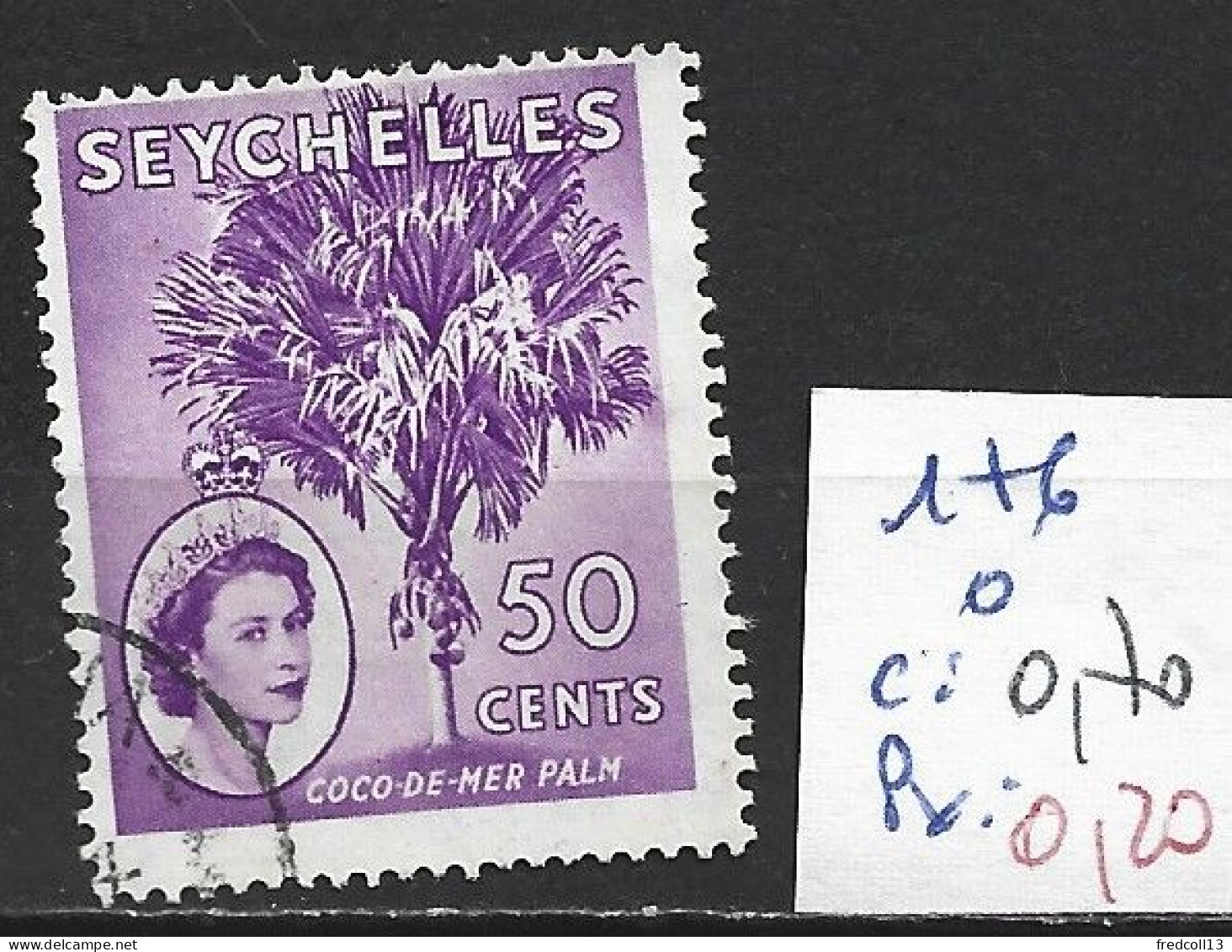 SEYCHELLES 176 Oblitéré Côte 0.70 € - Seychellen (...-1976)