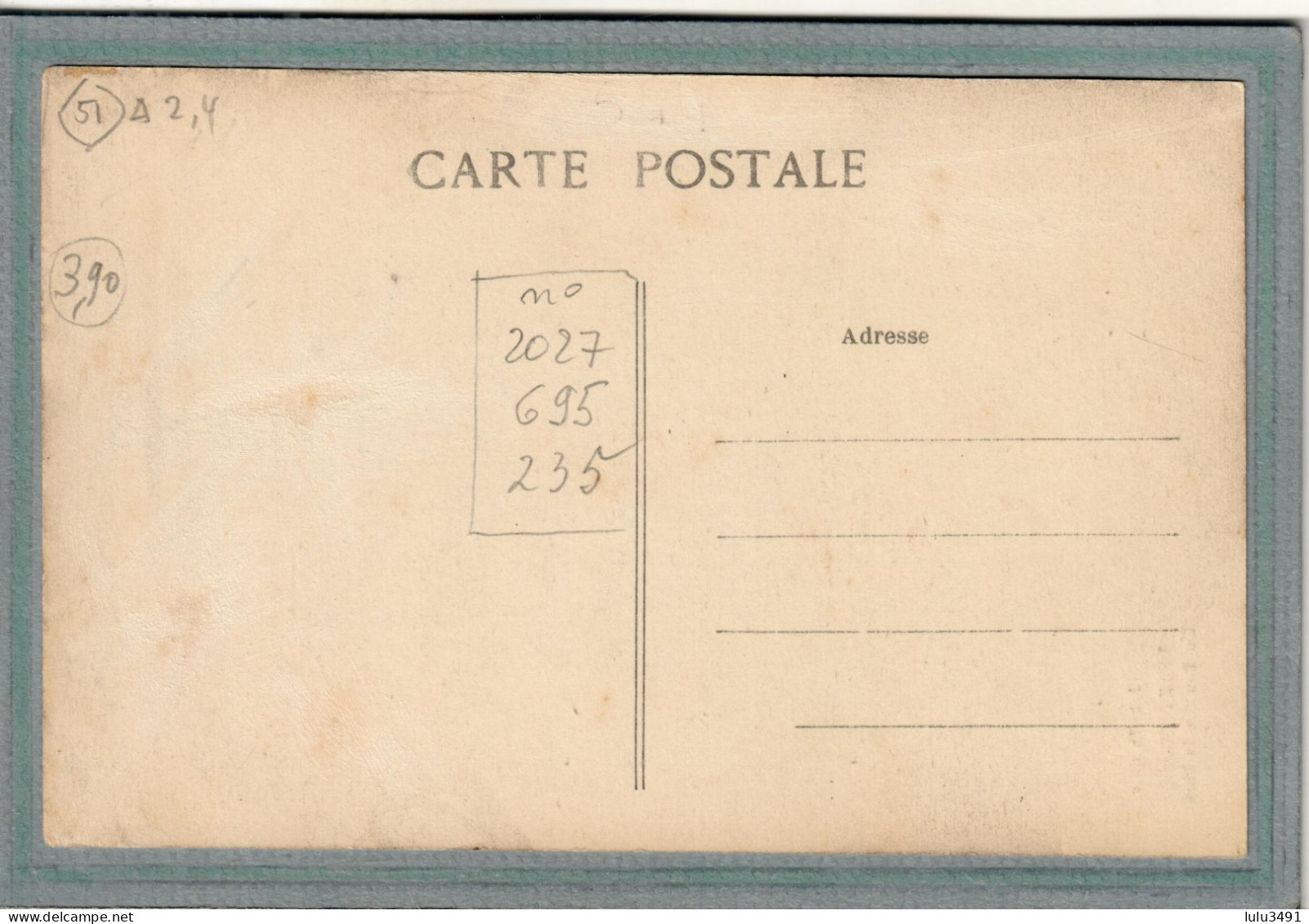 CPA - (51) VERZY - Thème: ARBRE - Aspect D'un Faux De La Forêt - 1920 - Verzy