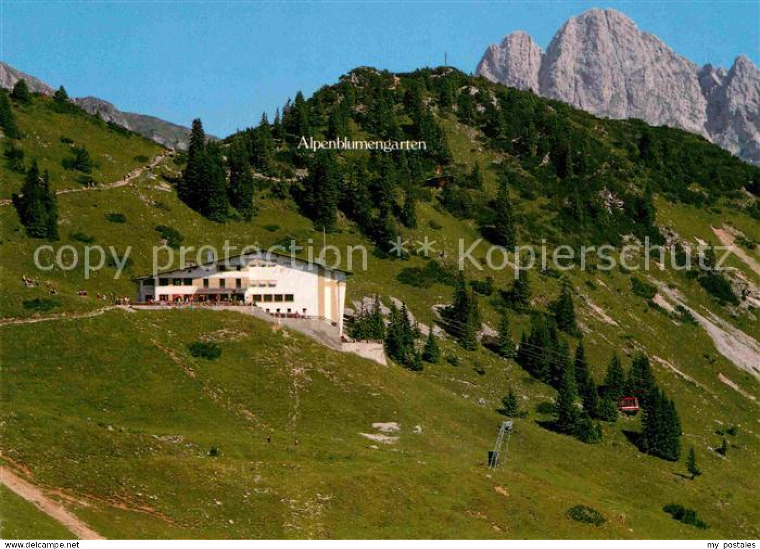 72898937 Reutte Tirol Reuttener Bergbahn Bergrestaurant Hahnenkamm Mit Gehrenspi - Autres & Non Classés