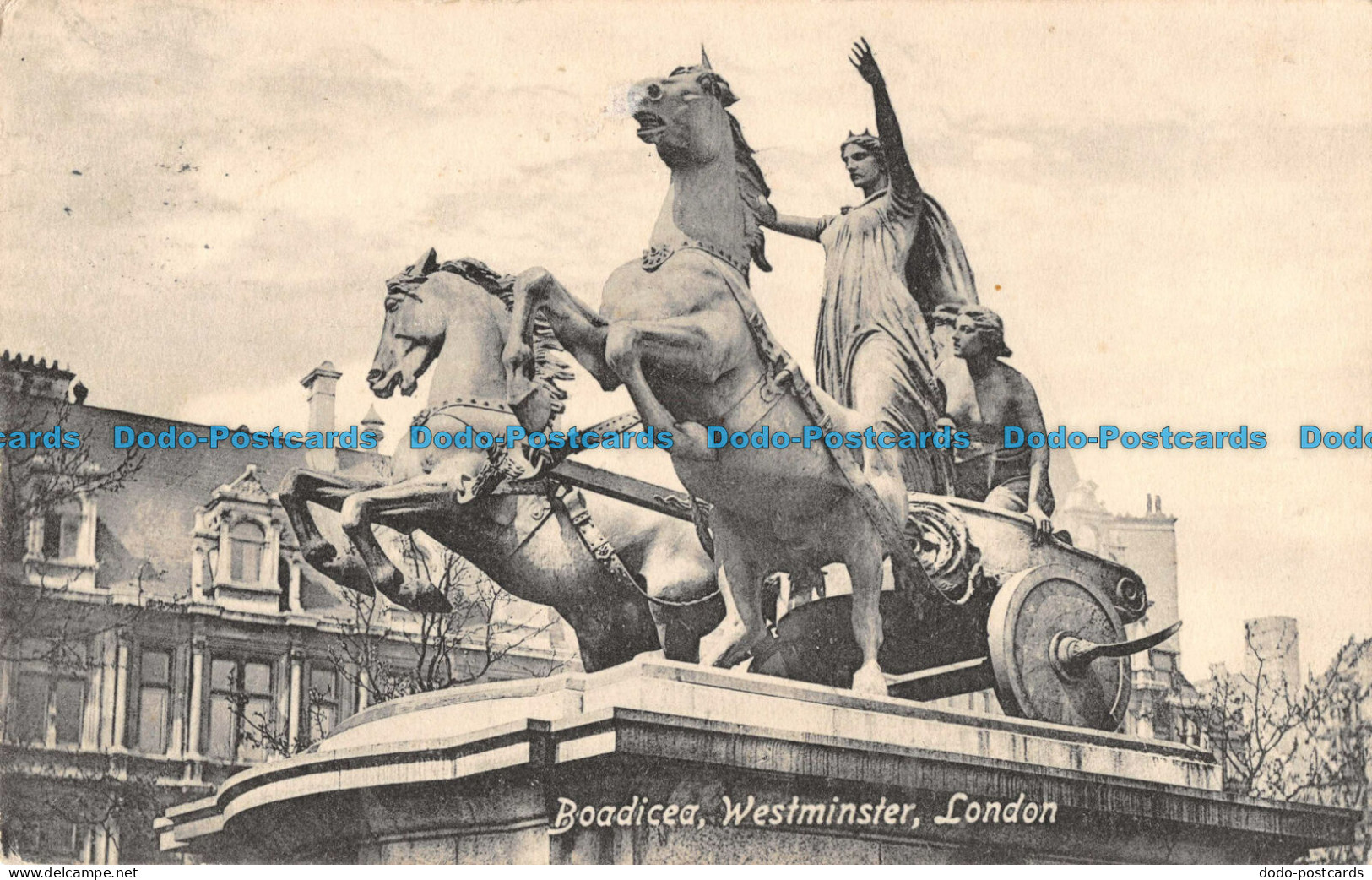 R095812 Boadicea. Westminster. London. Valentine. 1912 - Other & Unclassified