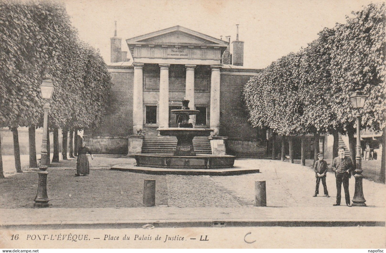 14-Pont-l'Evêque Place Du Palais De Justice - Pont-l'Evèque