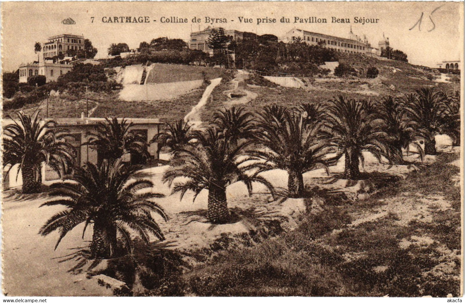 CPA AK Carthage Colline De Byrsa TUNISIA (1405141) - Tunisie