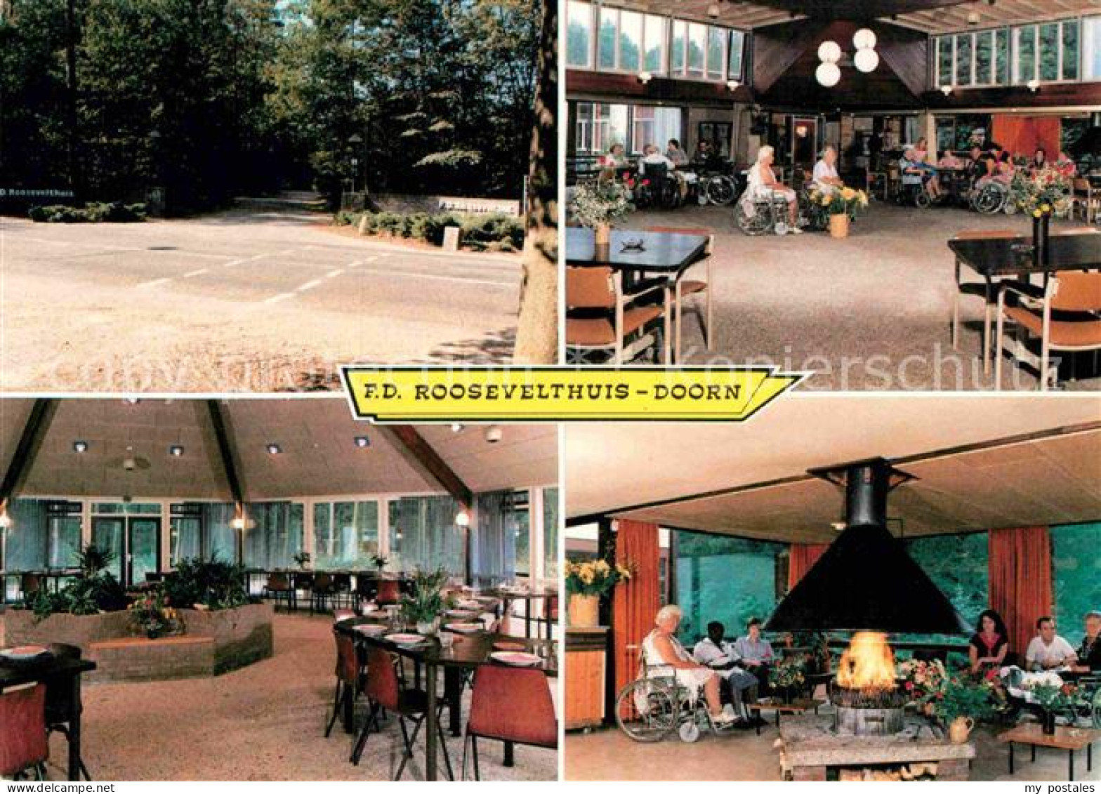 72898904 Doorn Niederlande FD Roosevelthuis Hoofdingang Open Haard Centrale Hal  - Other & Unclassified