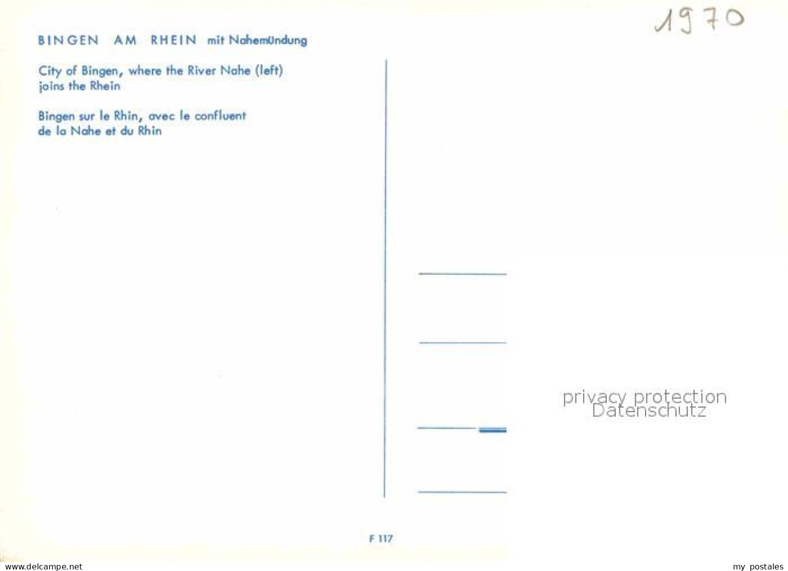 72898866 Bingen Rhein Mit Nahemuendung Bingen Am Rhein - Bingen