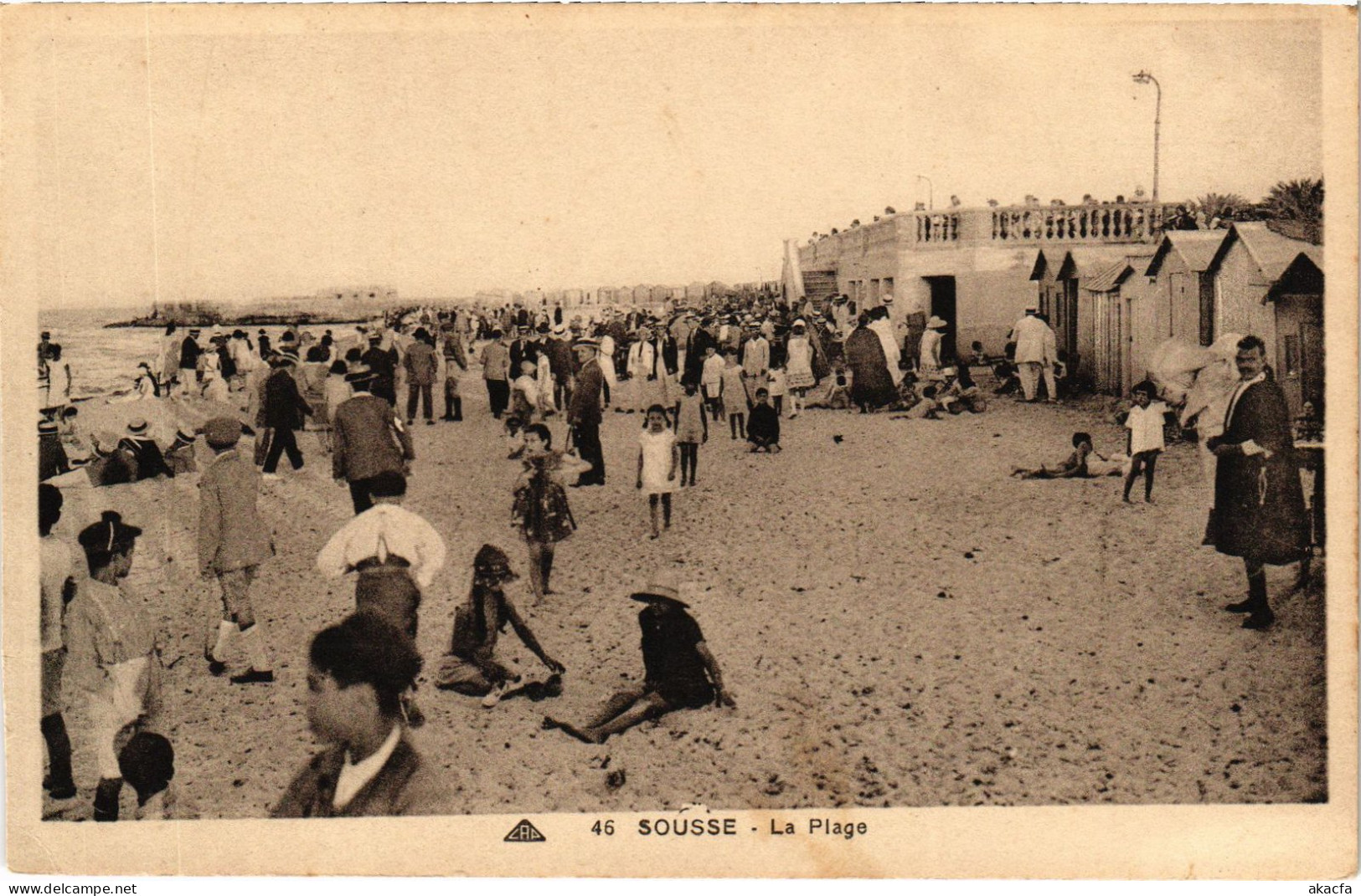 CPA AK Sousse La Plage TUNISIA (1405002) - Tunisia