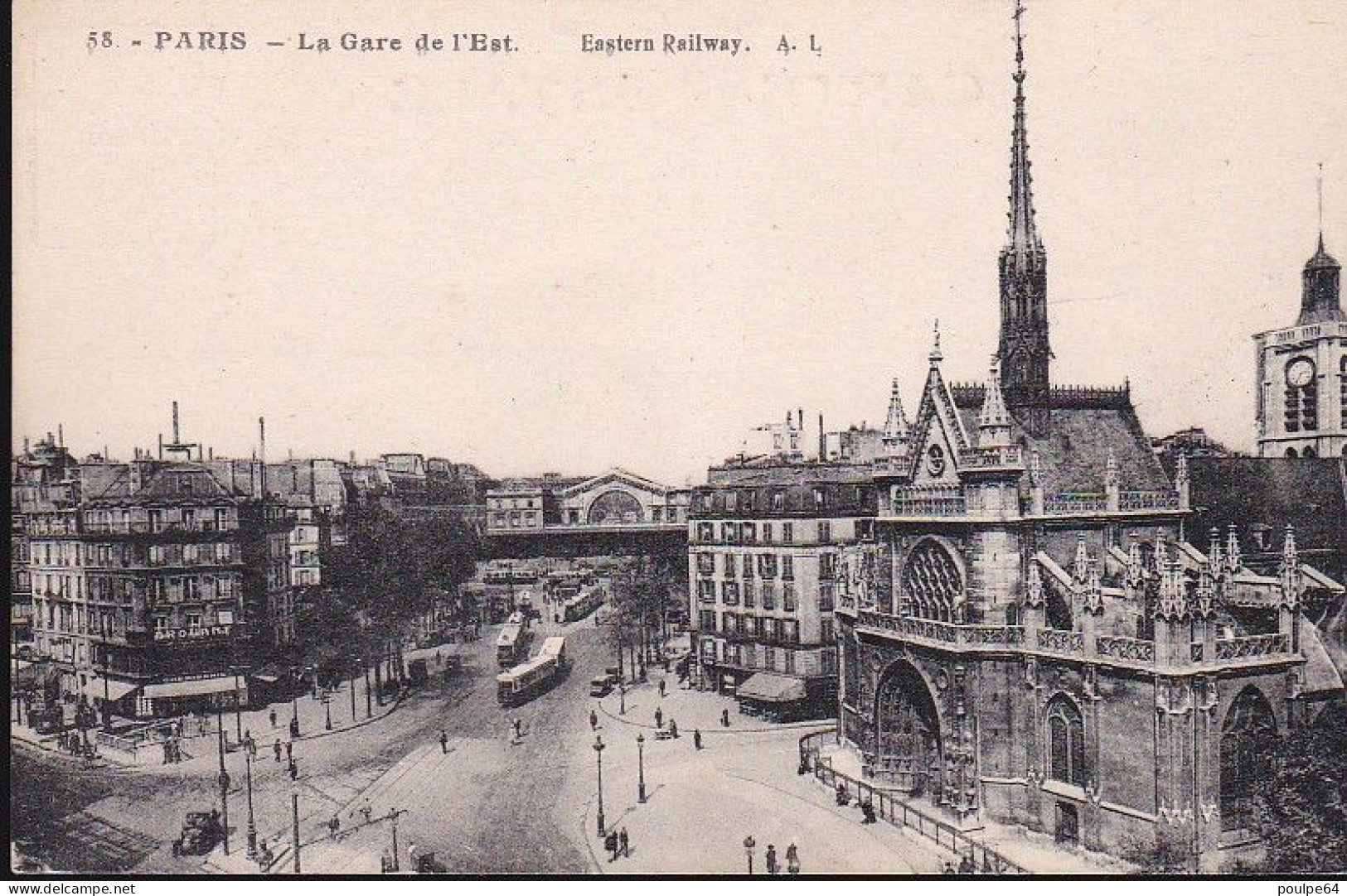 La Gare De L' Est : Vue Extérieure - Metropolitana, Stazioni