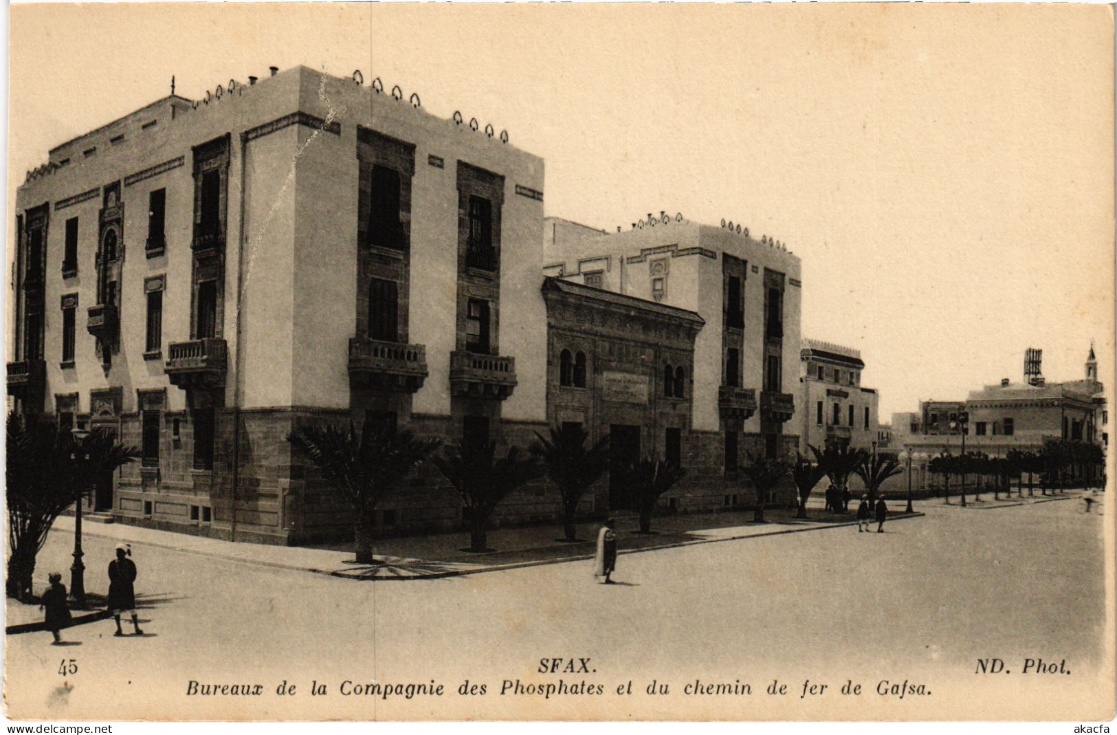 CPA AK Sfax Bureaux De La Compagnie Des Phosphates TUNISIA (1404962) - Túnez