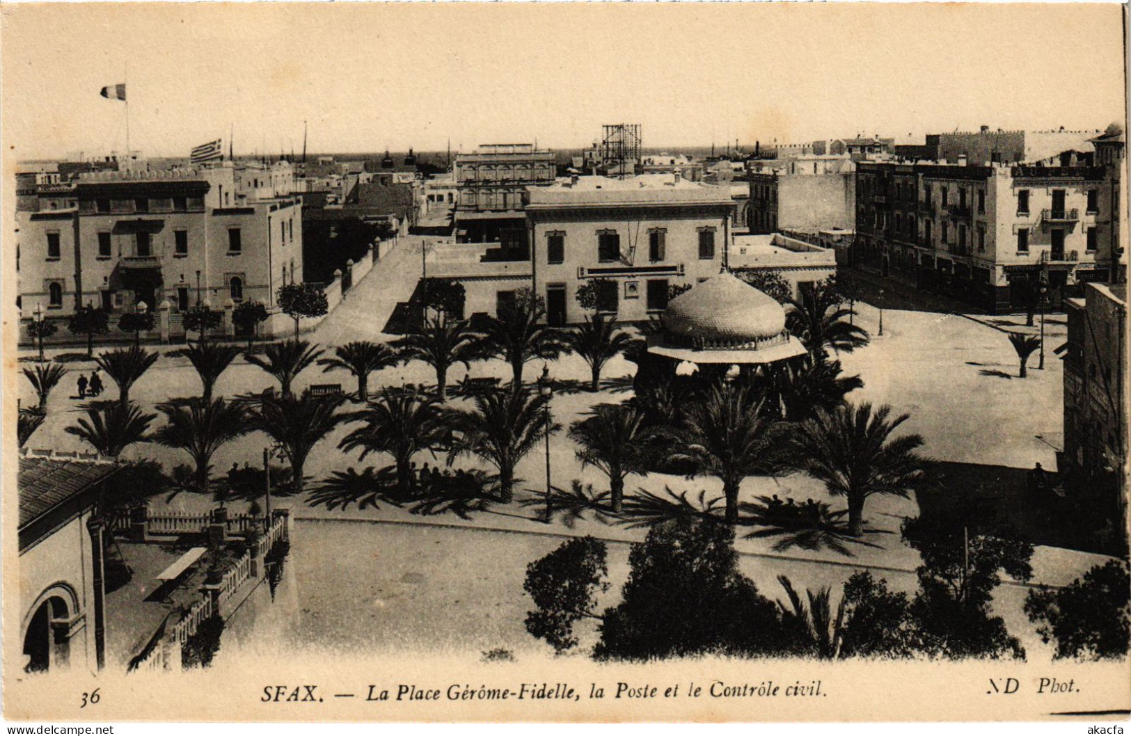 CPA AK Sfax Place Gerome Fidelle TUNISIA (1404953) - Túnez