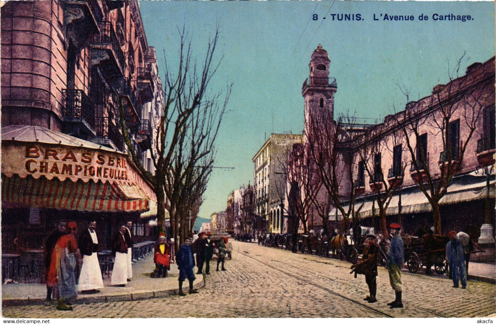 CPA AK Tunis Avenue De Carthage TUNISIA (1404941) - Tunisie